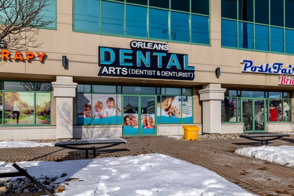 Orleans Dental Arts exterior sign