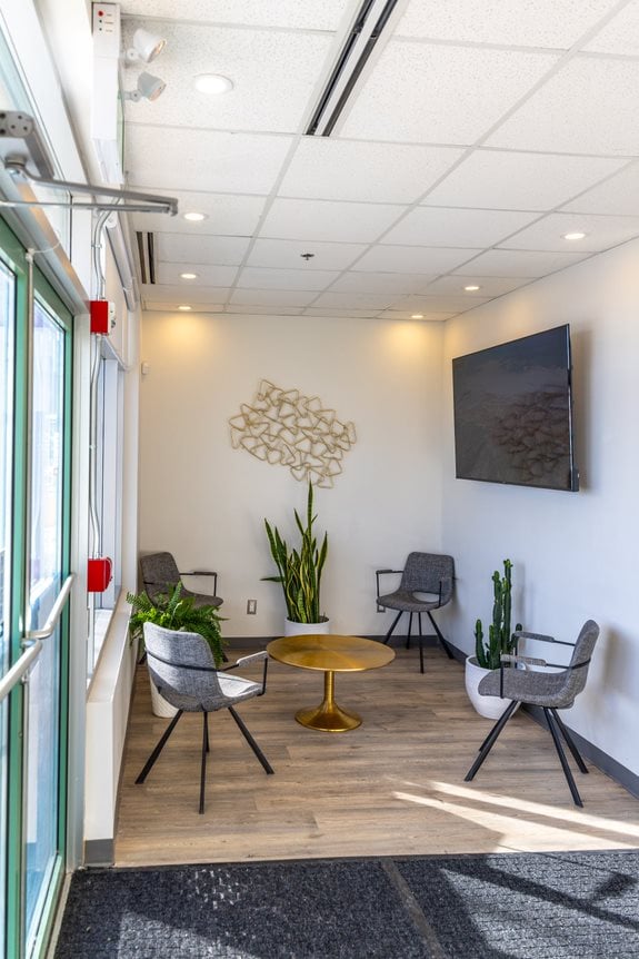 waiting room and entrance