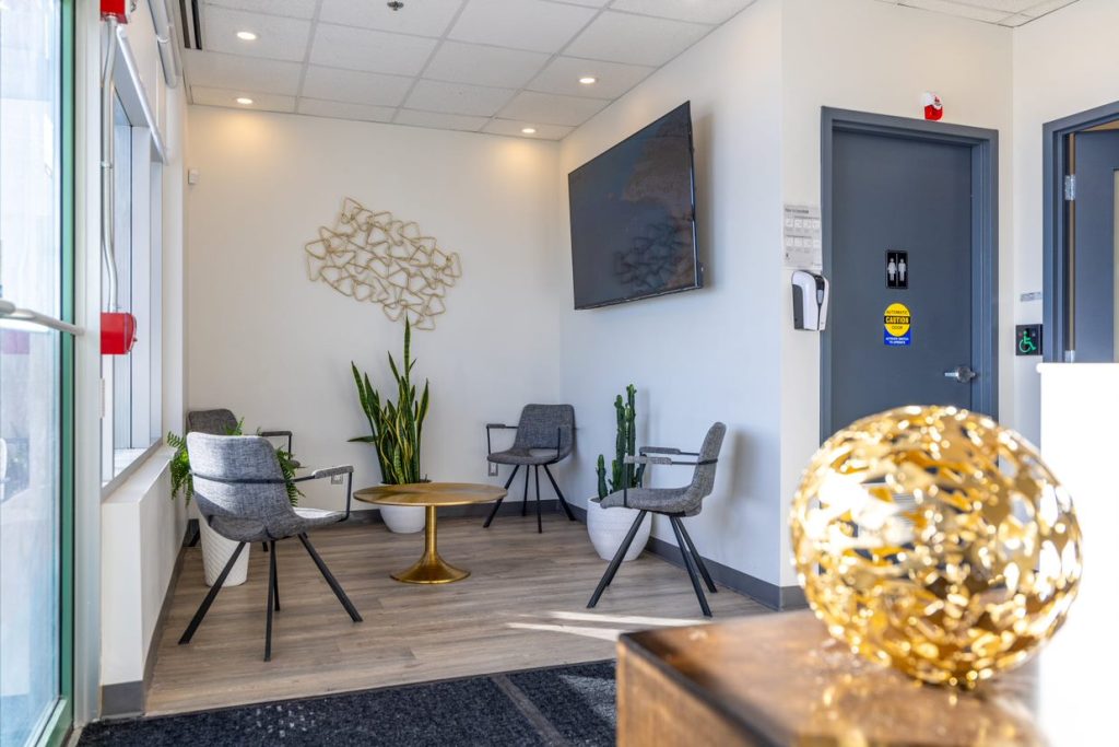 Waiting room decor